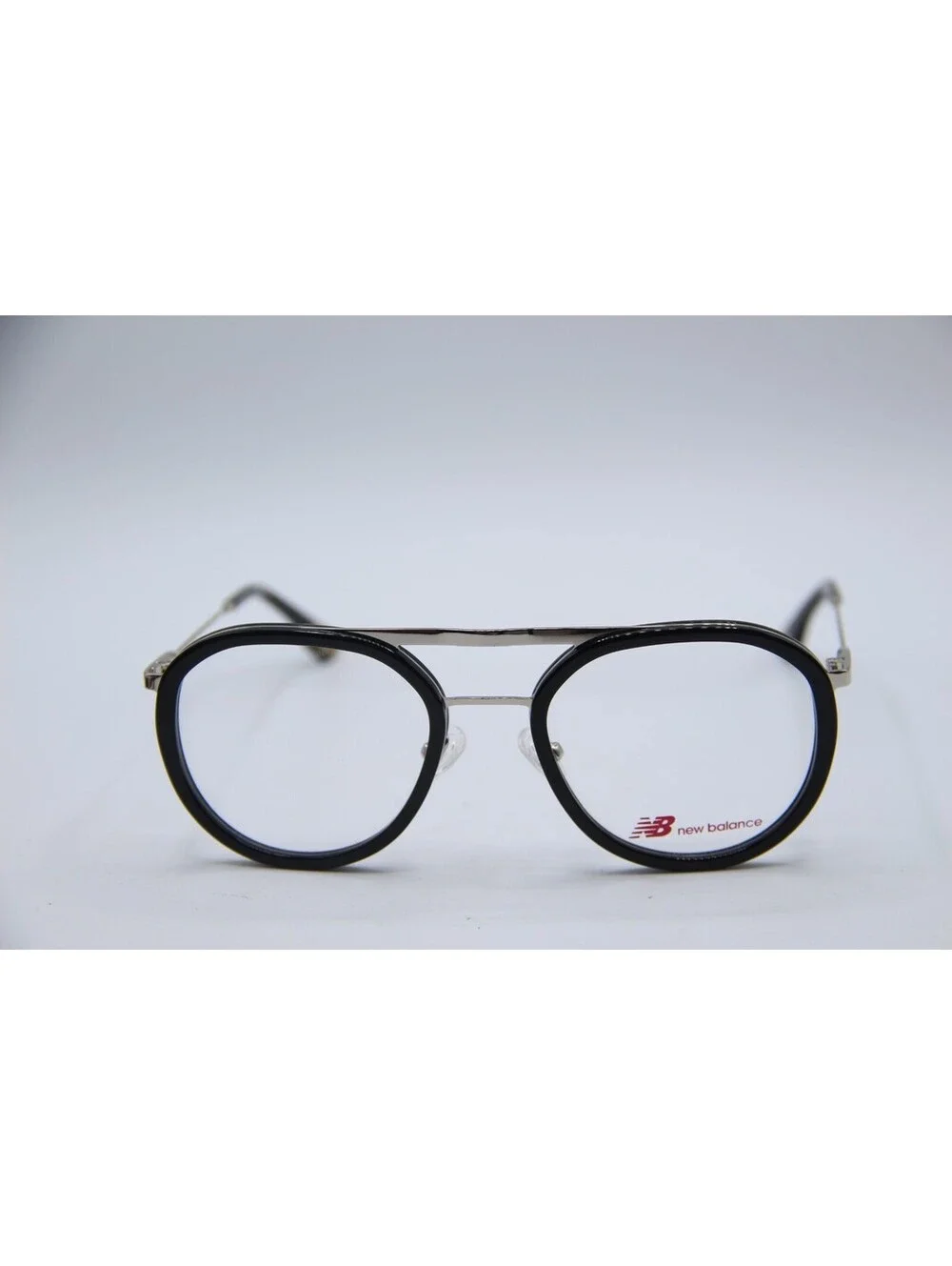 New Balance Nb 4126-1 Black Silver Authentic Eyeglasses 50-19-135